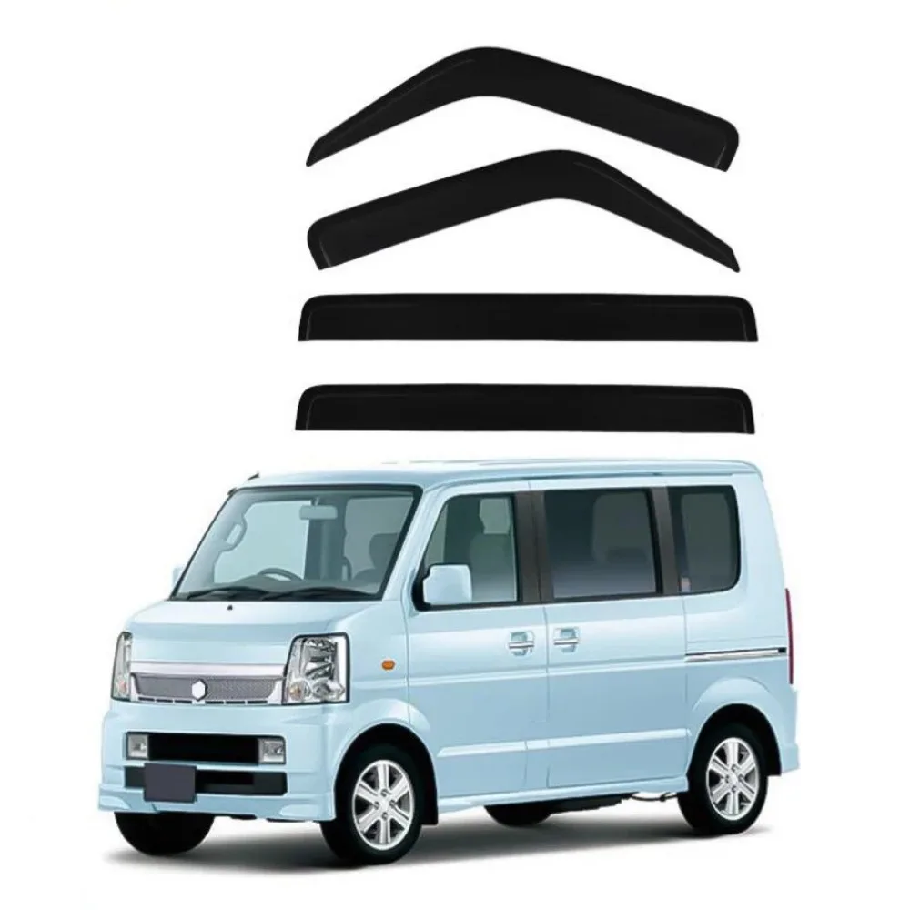 Window Visor Rain Exterior Part Body Kit Accessories For Suzuki Every 2006 2007 2008 2009 2010 2011 2012 2013 2014 2015 2016 -20