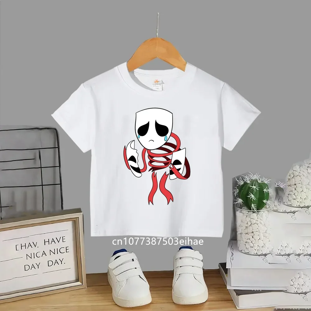 The Amazing Digital Circus Kids Cotton T-Shirt, Anime Short Sleeve Casual Tops, Perfect Birthday Gift for Boys Girls Anime Fans