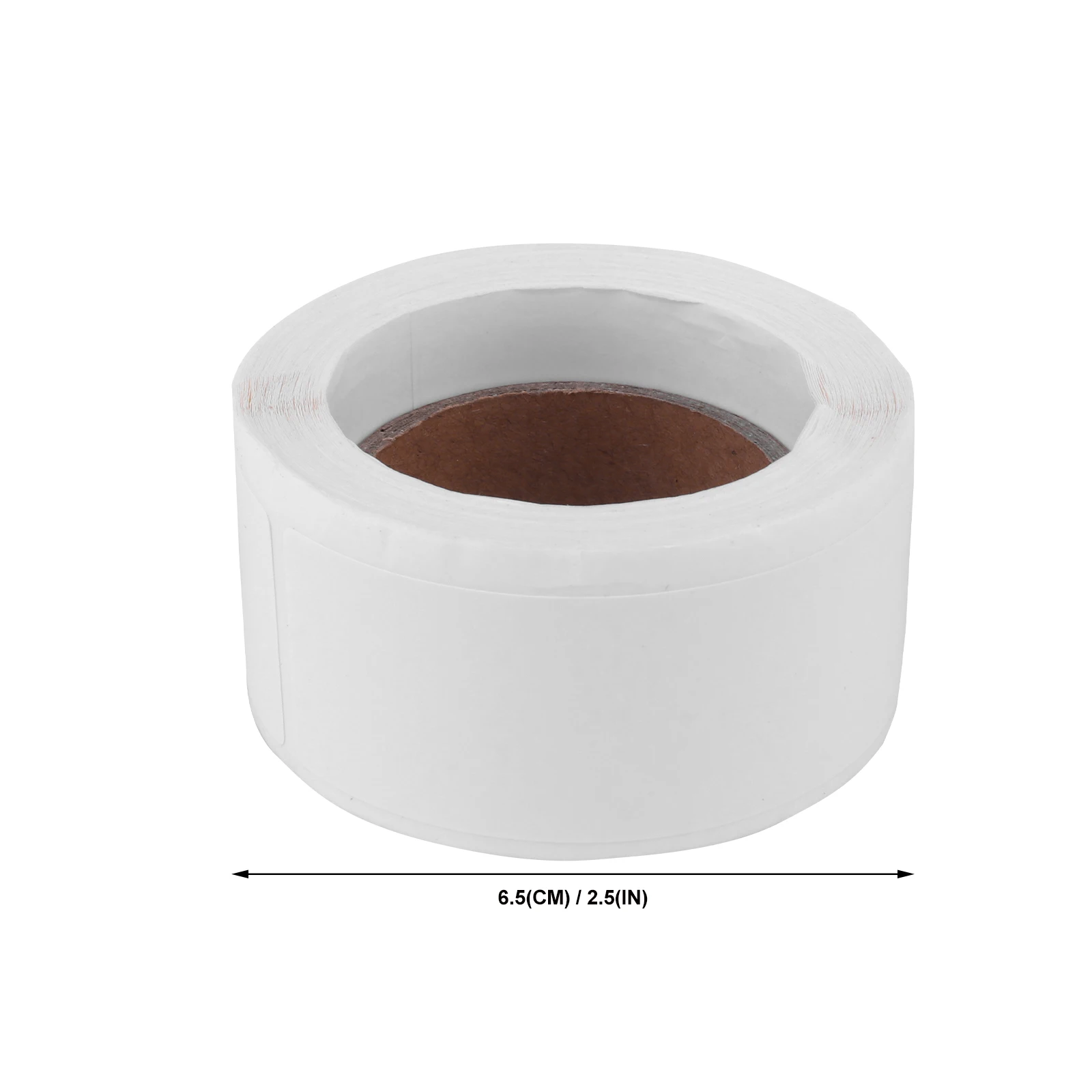 

2 Pcs White Adhesive Labels Blank Writable Food Classified Marked Self Adhesive Stickers Safe Practical Quantity Glass