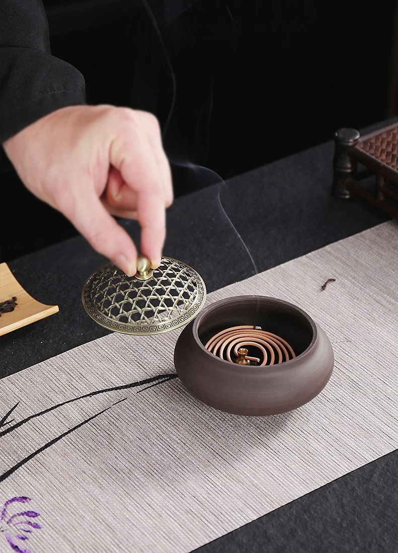 Ceramic Incense Burner For Aromatherapy Home Decor_voghion.com