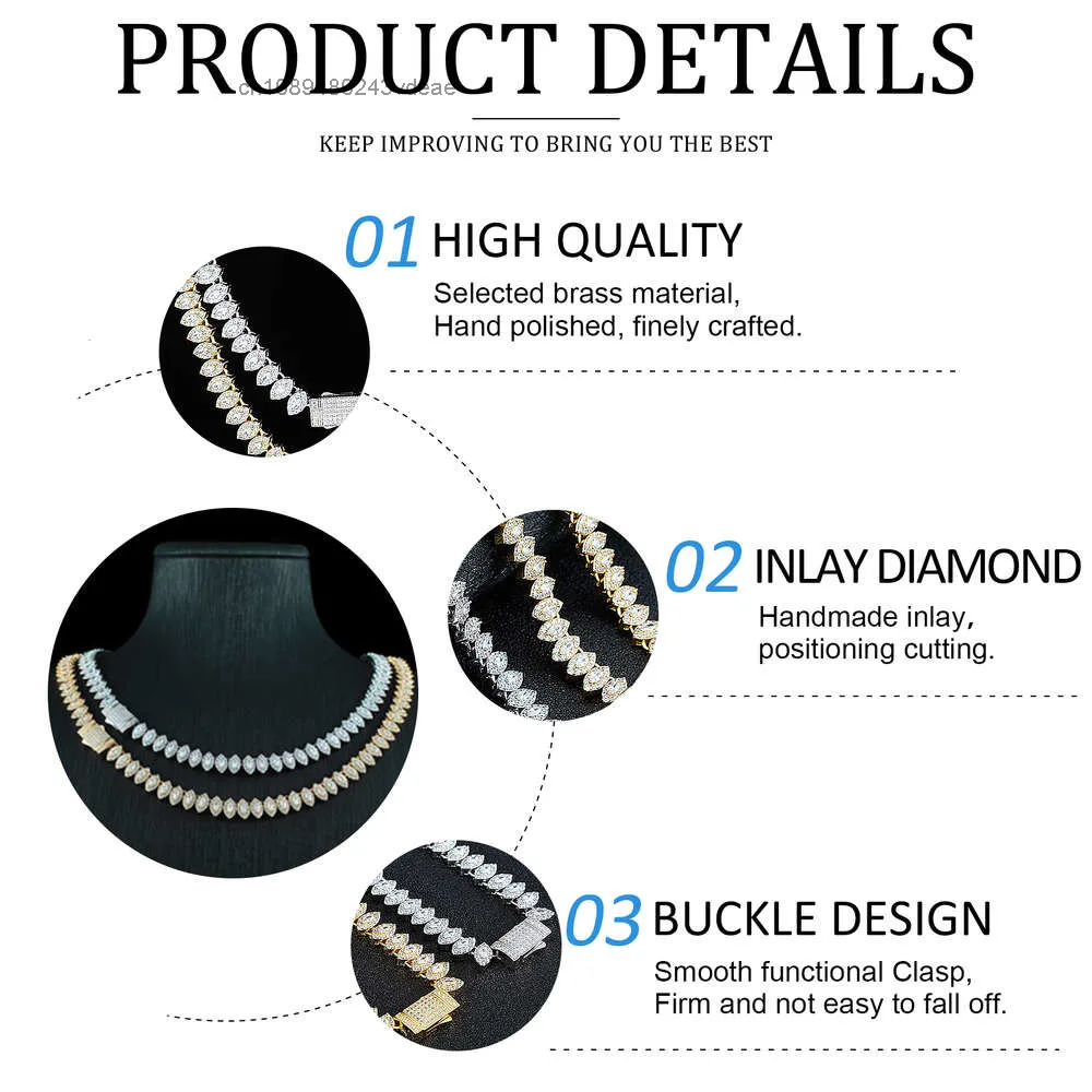 Personalized Letter Customized Name Necklace Iced Out Number Pendant for Men Big Baguette Hip Hop Rock Rapper Tennis Chain.