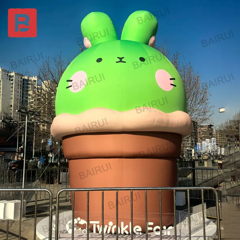 3meter custom giant inflatable rabbit cute cartoon animal amusement park festival celebration decoration