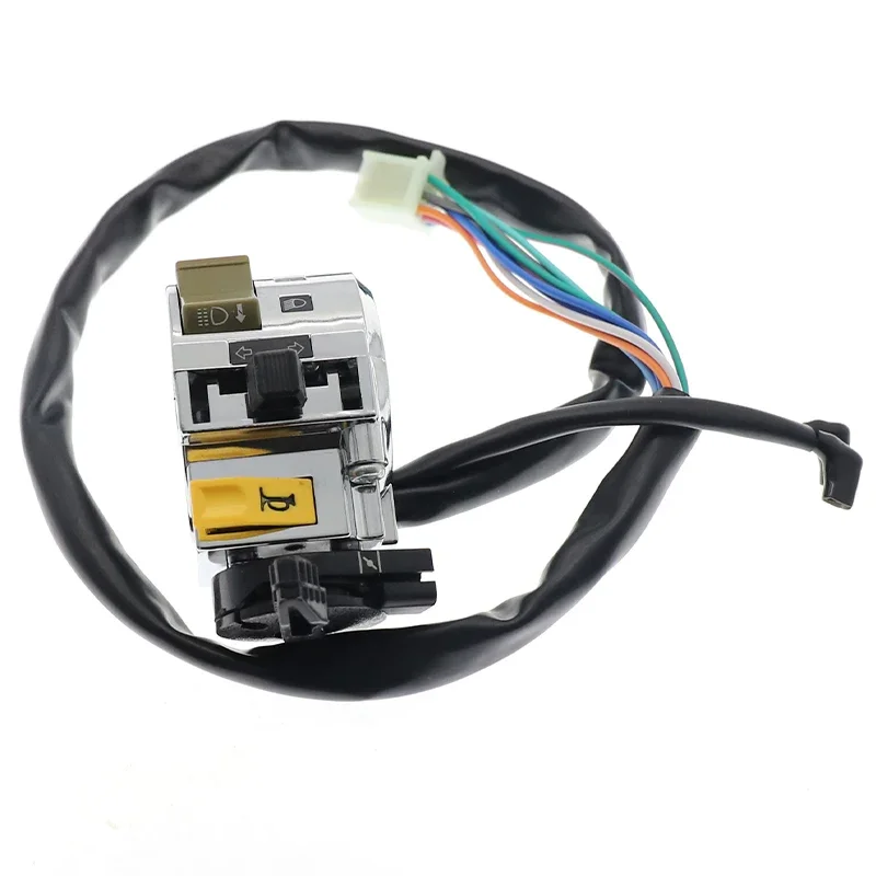 

22mm Universal Motorcycle Handle Bar Switches With Choke Horn Turn Signal Headlight Electric Start Handlebar Controller Switch