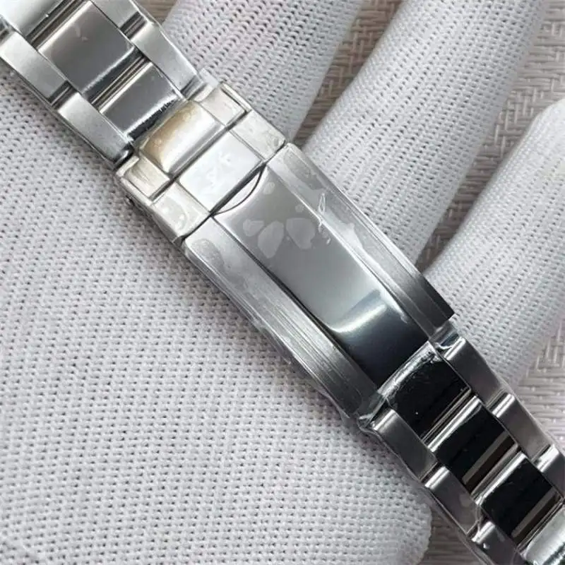 Mod Solid 316L Stainless Steel 20mm 22mm Ustraight End Oyster Jubilee Oyster Watch Strap Band Bracelet Fits For Rolex Men Watche