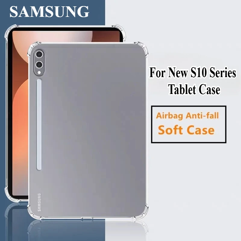 For New S10 Series HD Silicon TPU Case for Samsung Galaxy Tab S10 FE Plus 13.1