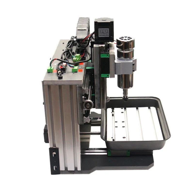 Customizable Square Line Rail Cnc Router Axis Metal Milling Drilling Machine 500W Spindle USB Port Wood