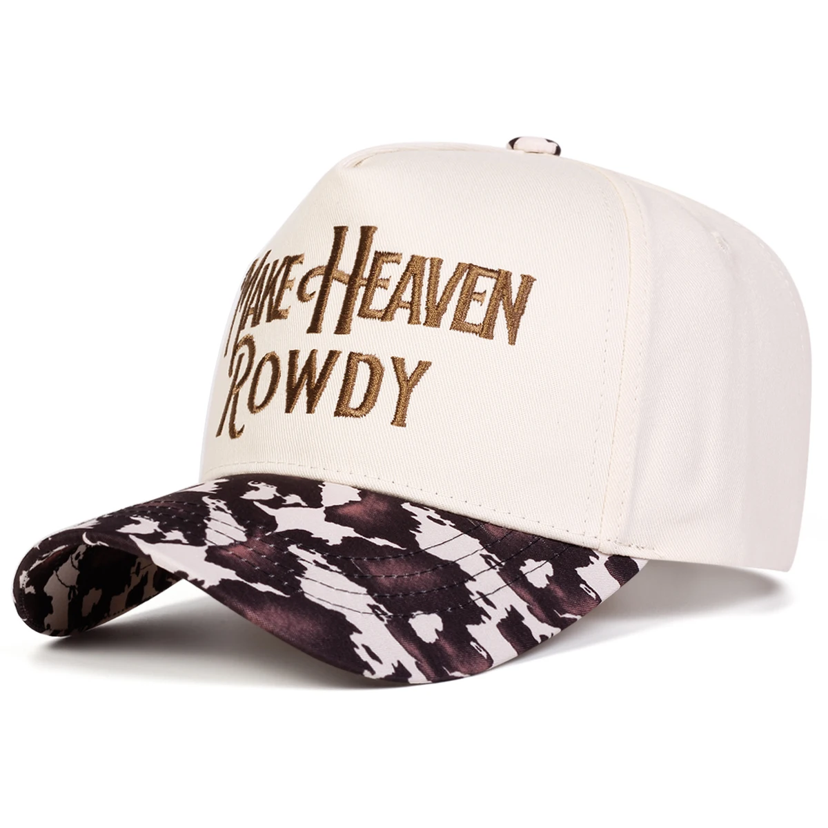 Unisex MAKE HEAVEN ROWDY Baseballkappen mit Buchstabenstickerei, Frühling und Herbst, für den Außenbereich, verstellbare Freizeithüte, Sonnenschutzhut, Sportkappe – Detail 3