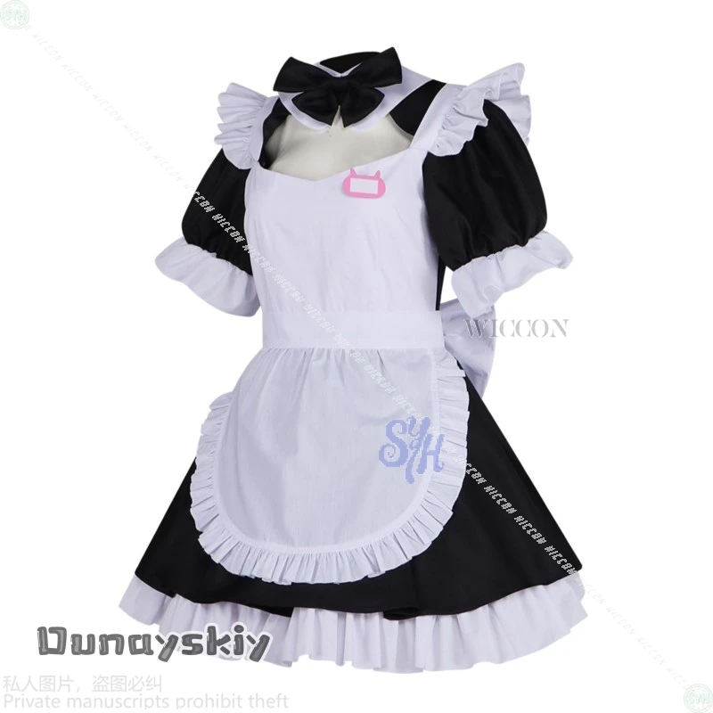 Аниме игровой проект Sekai косплей Mikuuu костюм с кроличьим отверстием Kawaii Jirai Kei японское платье горничной для девочек прекрасная маскировка Лолиты