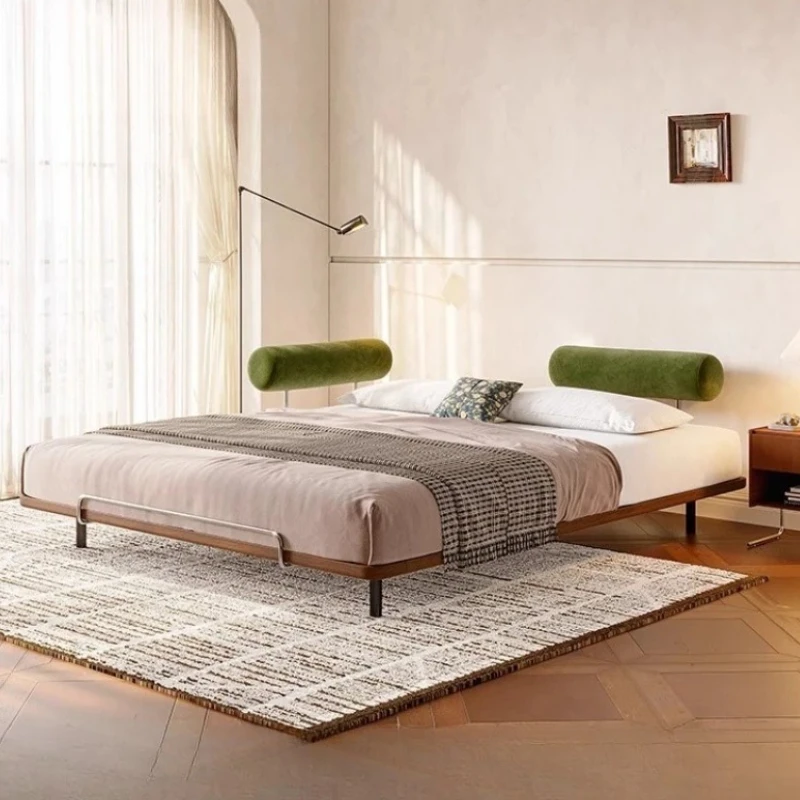 Wood 200×180cm Aesthetics Beds Bedroom Modern Loft Sleeper Adults Cabinets Bed Bedroom Double Floating Camas Bedroom Furniture