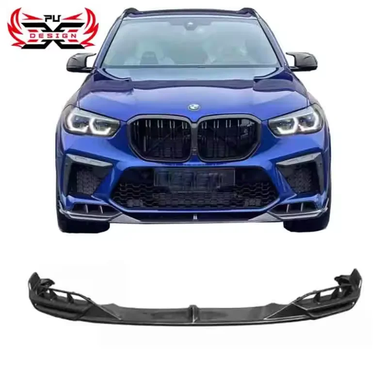 High Quality For BMW X5M F95 Dry Carbon Fiber LD Style Rear Diffuser Bumper Splitter Accessories Body Kit