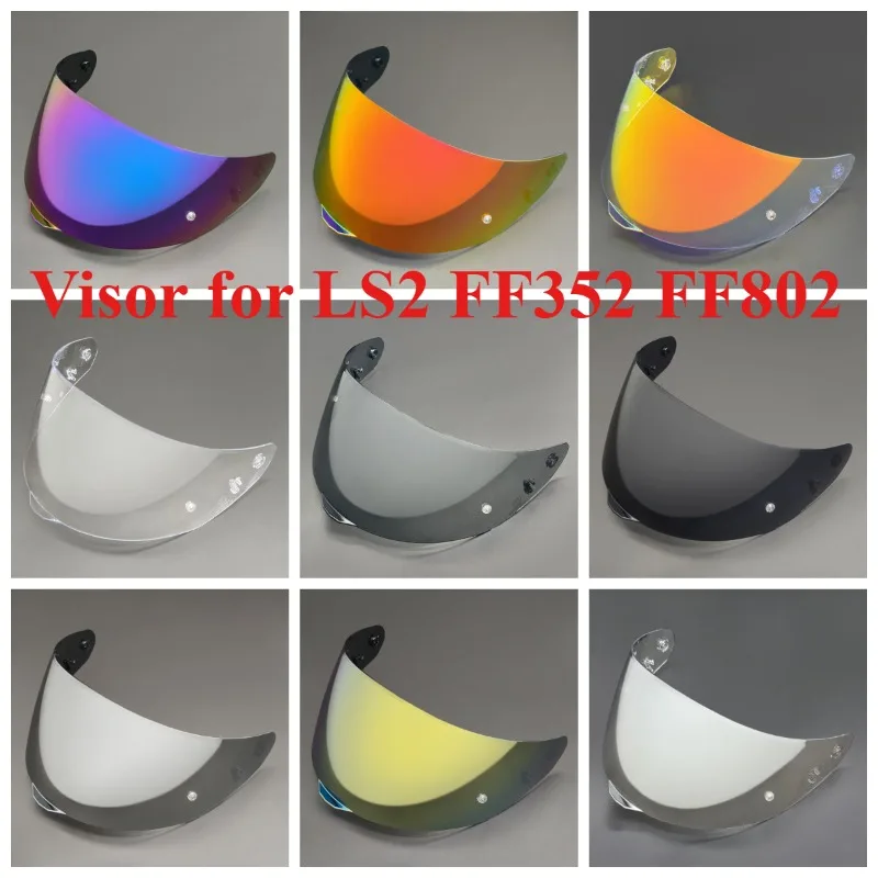Visor for LS2 FF352 FF802 Helmet Lens Anti Fog High Impact Protection UV Cut Durable High Strength Viseira Capacete Accessories