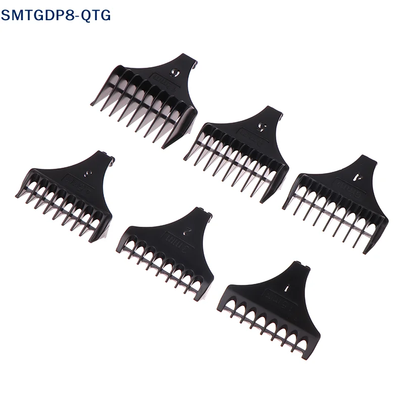 Hot! 6Pcs For T9 1.5/3/4.5/6/9/12 Mm Professional Hair Trimmer Limit Comb Universal Guards Hairdresser Hair Cutting Guide Barber