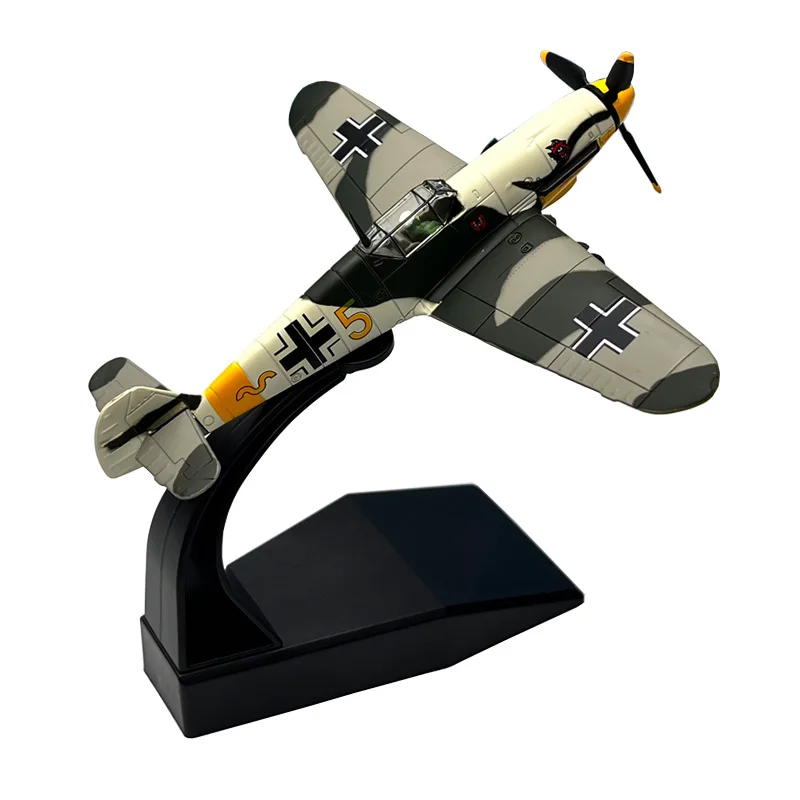 1:72 1/72 Scale WWII German air ace Fighter BF 109 BF-109 Me-109 Diecast Metal Airplane Plane Aircraft Model Toy