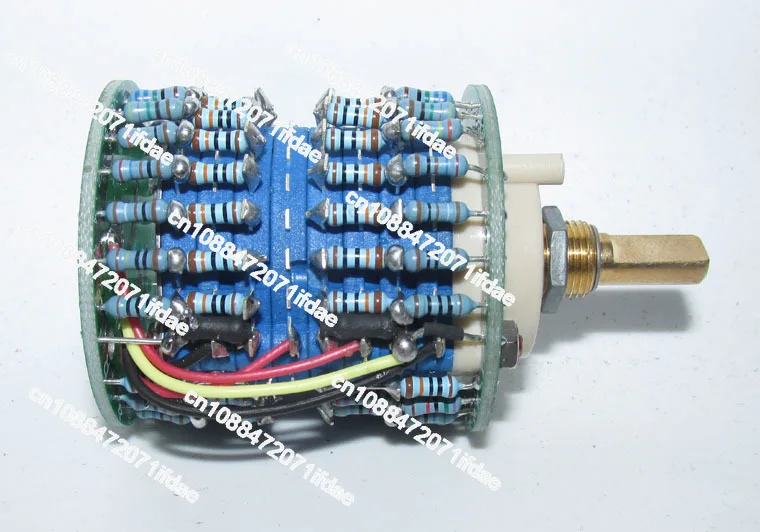 High-precision 4 × 24-speed precision shunt step-by-step 50K 100K250K 500K stereo volume potentiometer