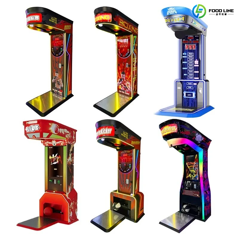 Coin Operated Interactive Redemption Arcade Ultimate Big Punch Boxing Game Machine Customized