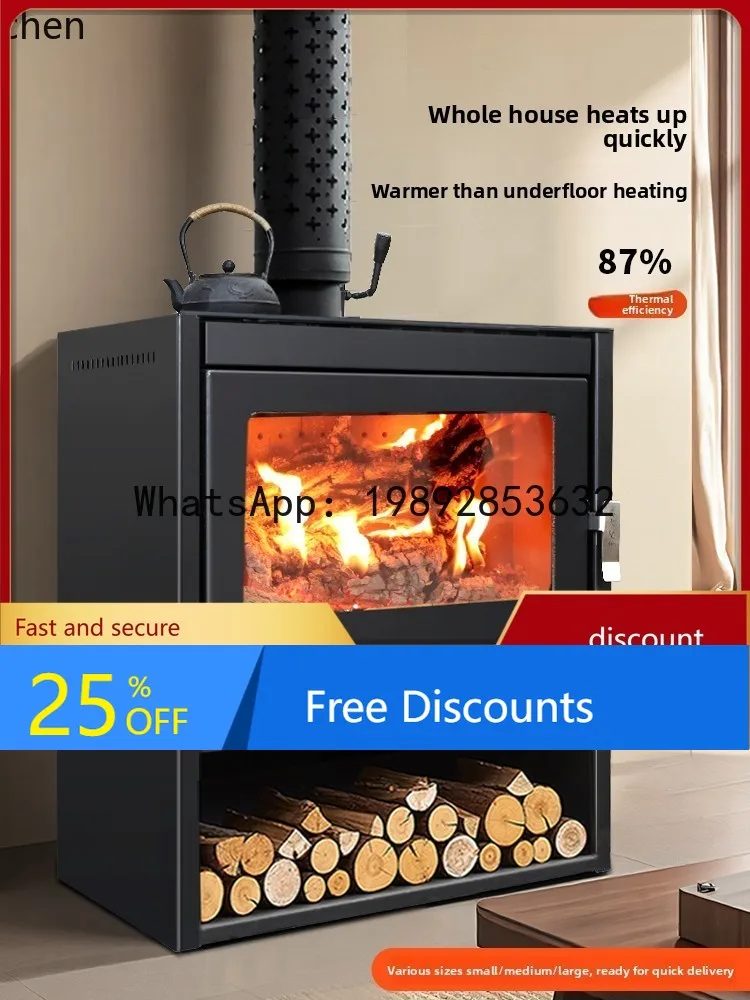 AB  Fireplace Home Indoor Heating Villa Homestay Self-built House Decorative Heating Stove