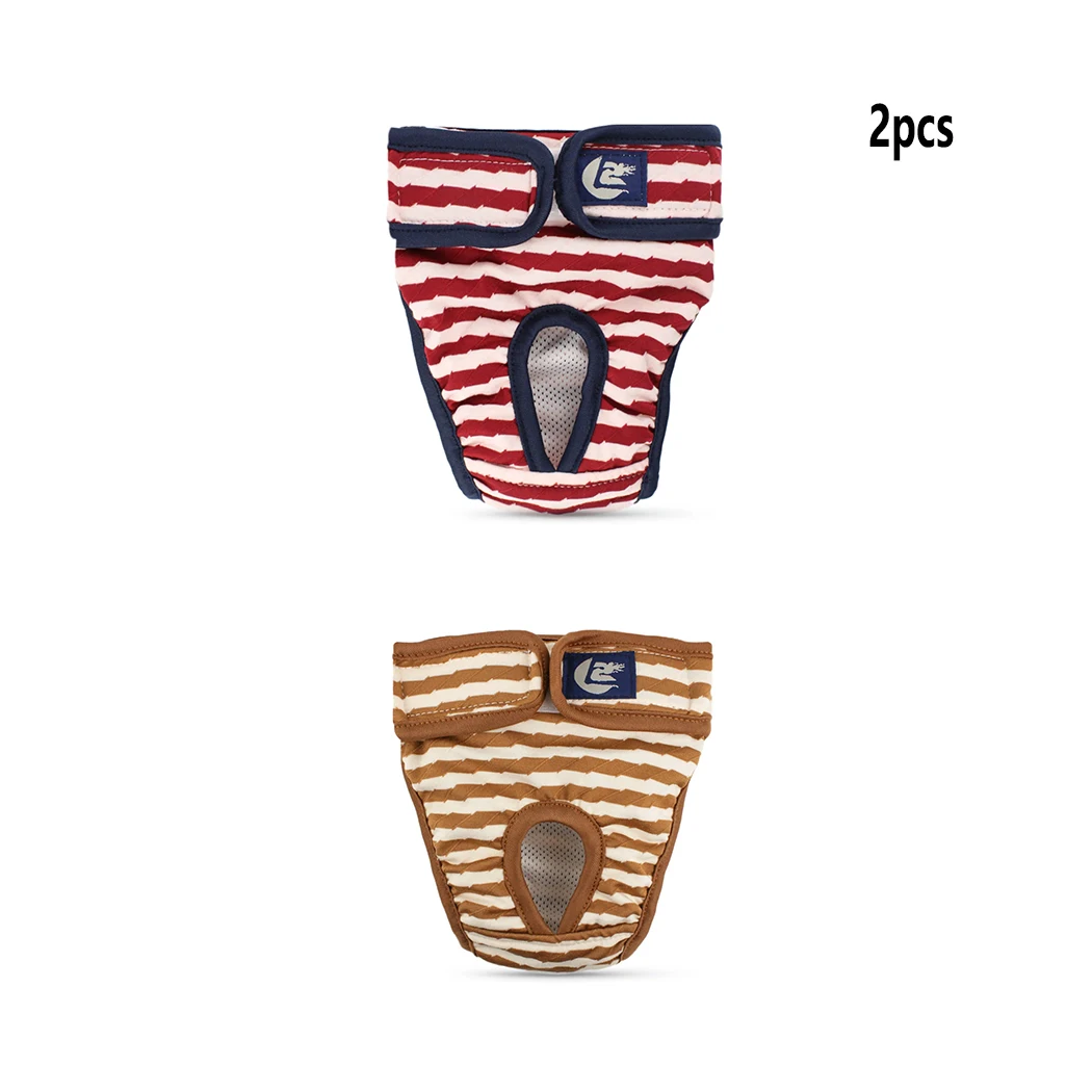 NONE NONOR Weibliche Waschbar Hund Shorts Höschen Menstruation Unterwäsche Briefs Overall Pet Physiologischen Hose Windel Sanitär 6
