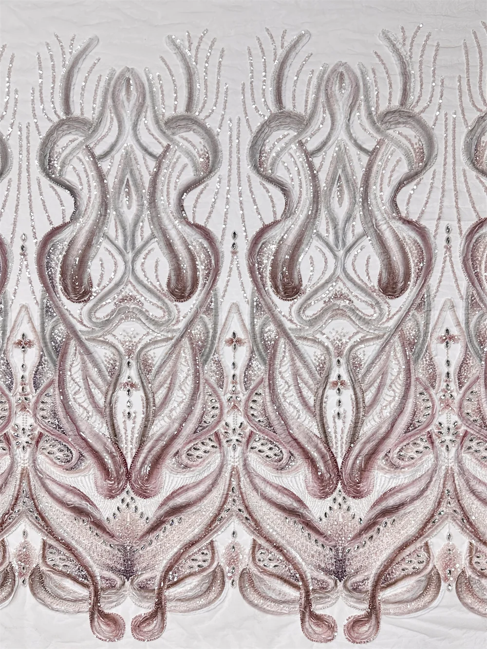 ผ้าลูกไม้ปักเลื่อมคุณภาพสูงแบบ 3 มิติ ลายแอฟริกันไนจีเรีย ปี 2026 สำหรับชุดราตรี ประดับด้วยลูกปัด ผ้าชีฟองปักลาย ผ้าตาข่ายสำหรับงานเย็บปักถักร้อย ยาว 5 หลา