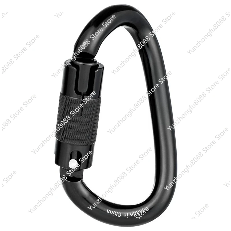

H8130TN Second Stage Automatic Lock Special-shaped Main Lock Climbing Equipment Climbing Safety Steel Twisted Main Lock