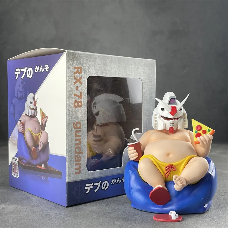 

Gundam Animation Muscle Bazaar Slag Zhagu First Machine Assembled Fat Boy Action Figurine Collectible Model Doll Statue Kits Toy