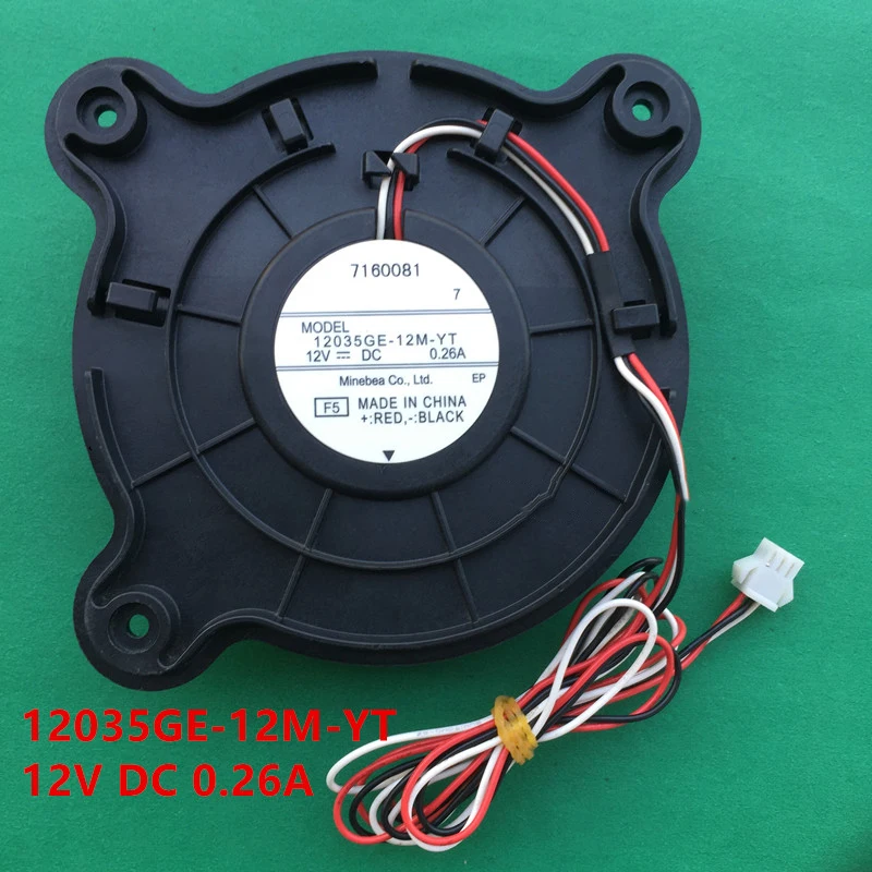 Ventilador para Refrigerador/Congelador Haier Samsung Meiling de Frecuencia Variable Inverter 12035GE-12M-YT BCD-302WPQG 12V 0.26A