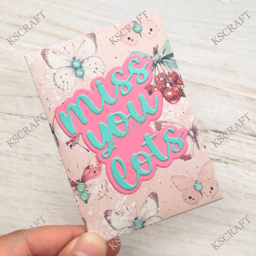 KSCRAFT جيب رسالة مغلف قطع يموت الإستنسل DIY بها بنفسك سكرابوكينغ النقش الزخرفية DIY بها بنفسك ورقة بطاقات