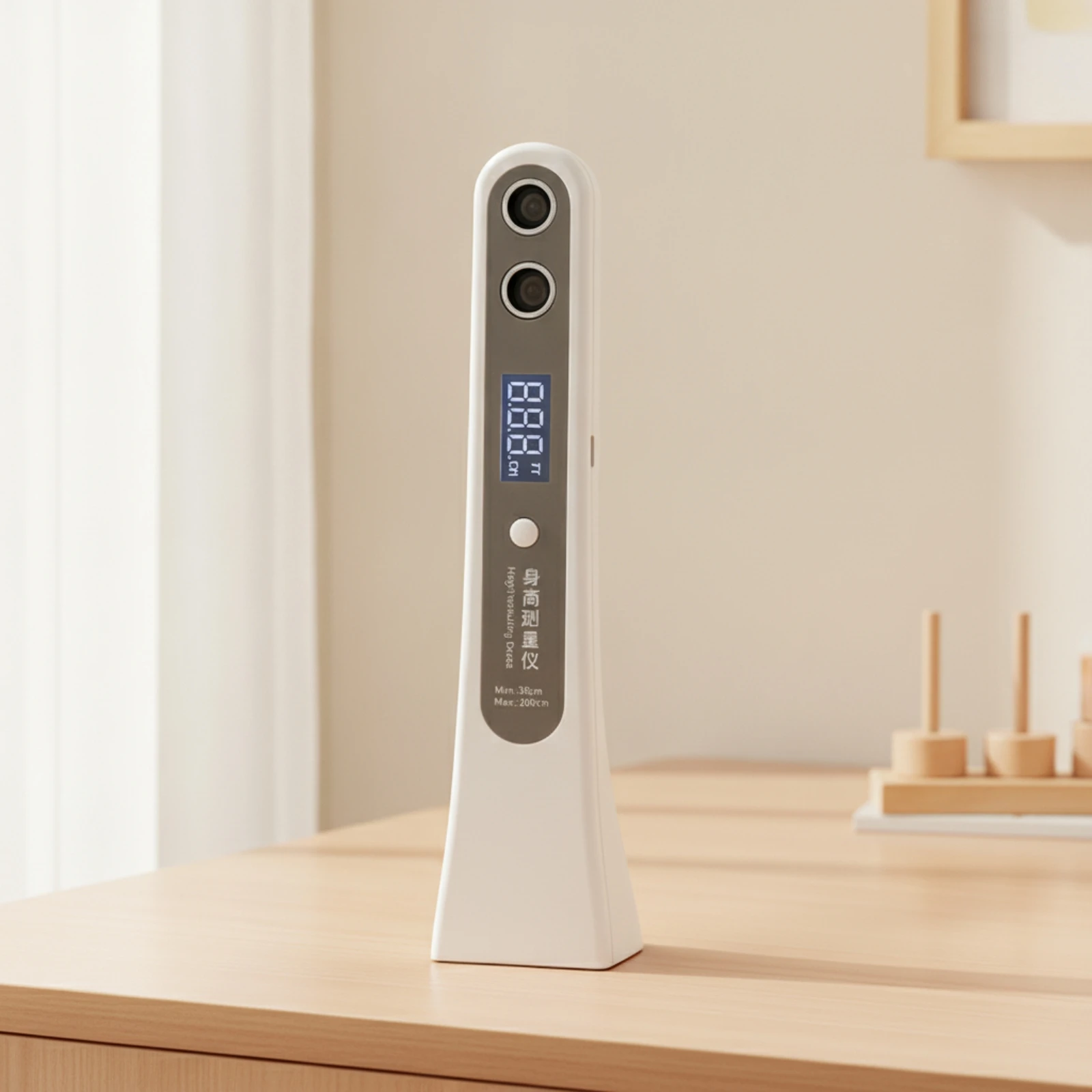 Sonic Height Measuring Device Accurate Digital Height Measurer with Sensor Stature Meter Handheld Stadiometer Portable