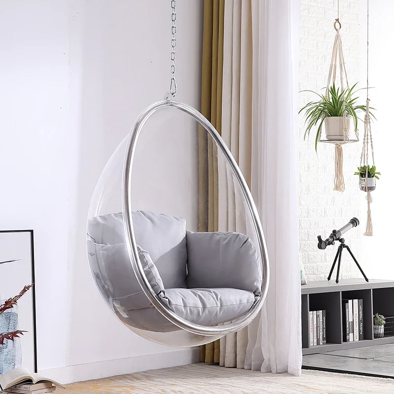 Internet famous balcony bubble indoor leisure outdoor swing chair Nordic hanging basket