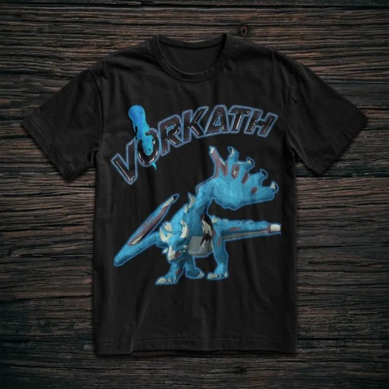 

00013317 # Футболка A-Vorkath Runescape Boss, подарок OSRS