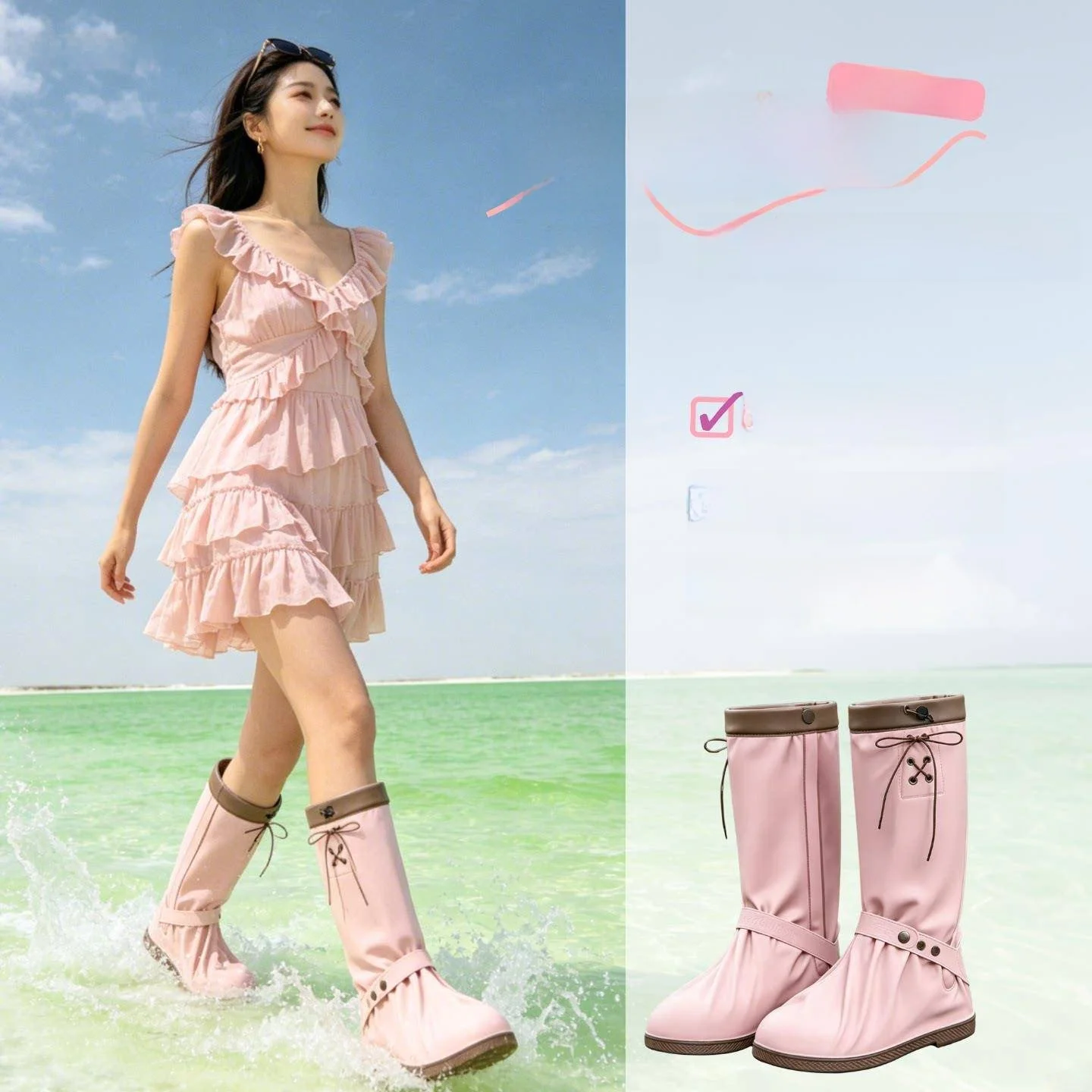 cubrezapatos-impermeables-antideslizantes-y-resistentes-al-desgaste-para-mujer-botas-de-senderismo-para-exteriores-adecuadas-para-el-lago-salado-de-zhida-y-el-lago-salado-de-daqing