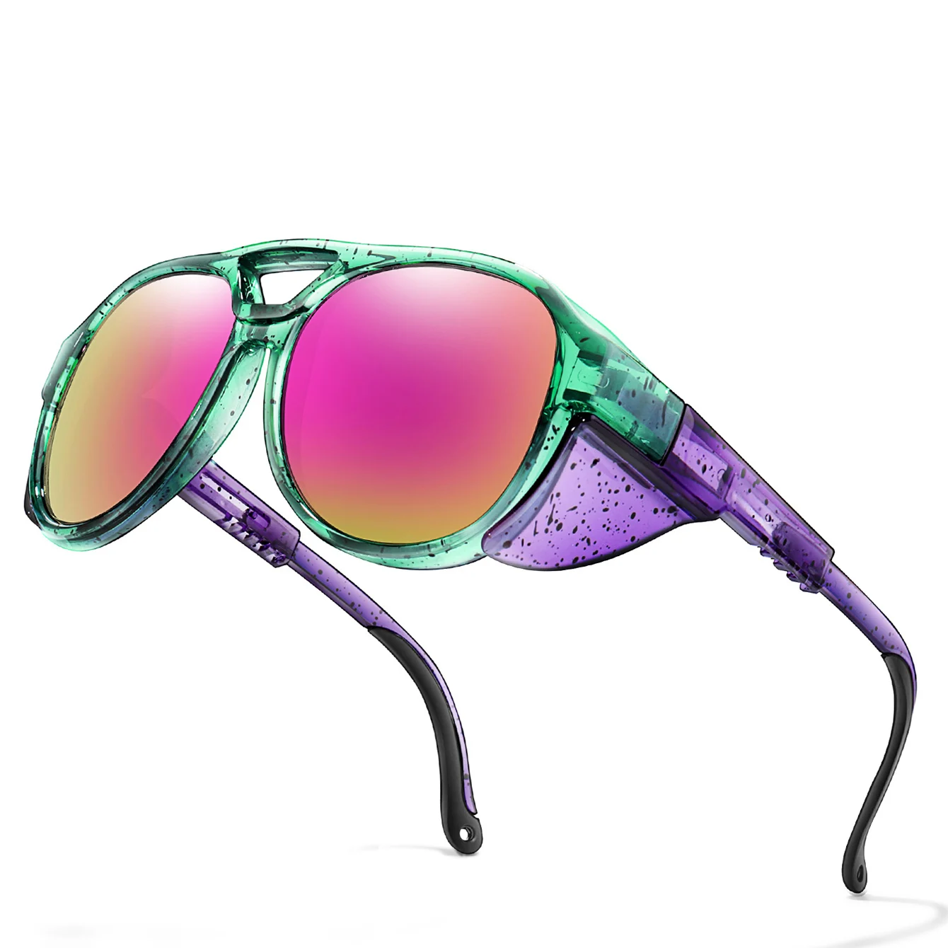Herren Fahrradbrille MTB Fahrrad-Eyewear UV400 Rennrad-Brille Winddichte Sport-Sonnenbrille für Damen