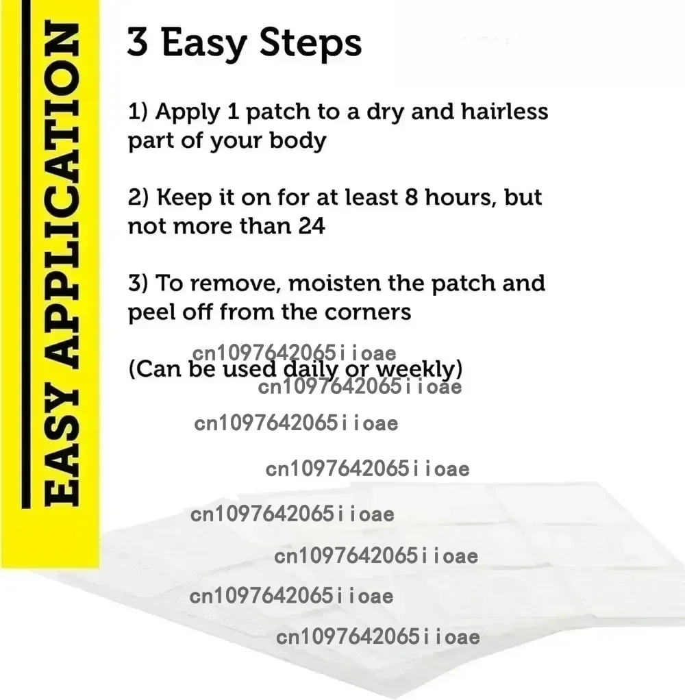 Saw Palmetto Transdermal Patch untuk Kesehatan Rambut & Dukungan Kesehatan Pria 30 Patch