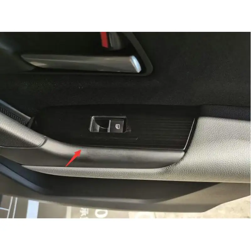 STYO Car stainless steel Window Switch Panel Adjust Cover Trim For 2023-2024 LHD MAZDA CX-50 CX50