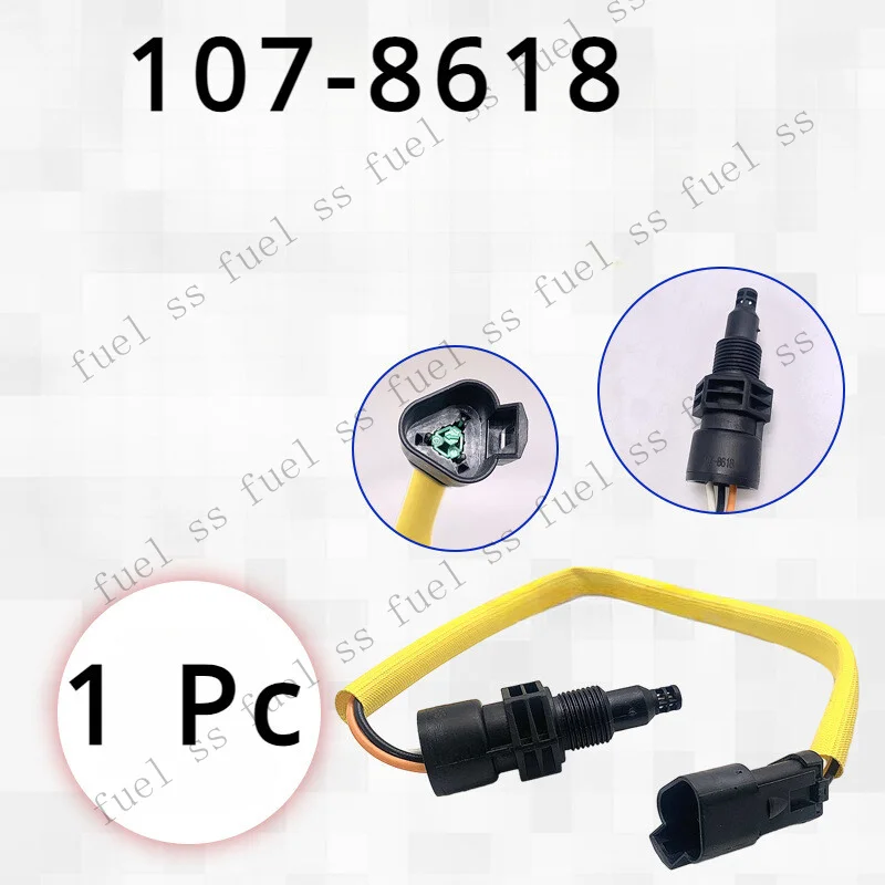 S+ 1 Pc New Temperature Sensor 107-8618 Fits For Excaor 314D 330D Loader 988F*