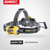 SUNREI outdoor camping adventure fishing headlamp strong light head-mounted rechargeable mining lamp Apollo 700