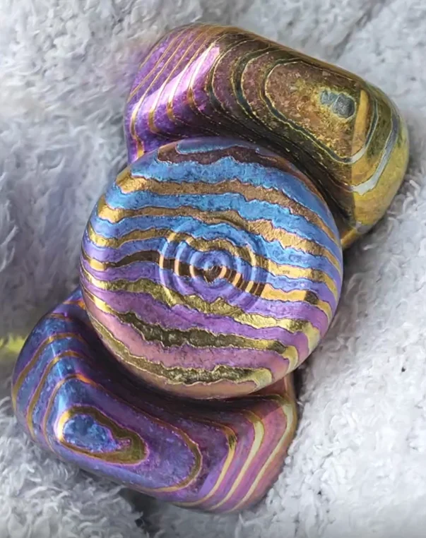 Used EDC CC fk babyYeti zircuti small hammer spinner Fingertip gyroscope Decompression toys