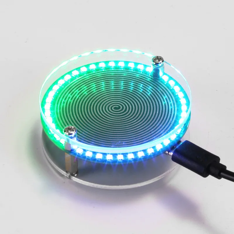 RGB LED 7.83Hz Schumann Wave Generator Sine Wave Breathing Flowing Light for Home Meditation