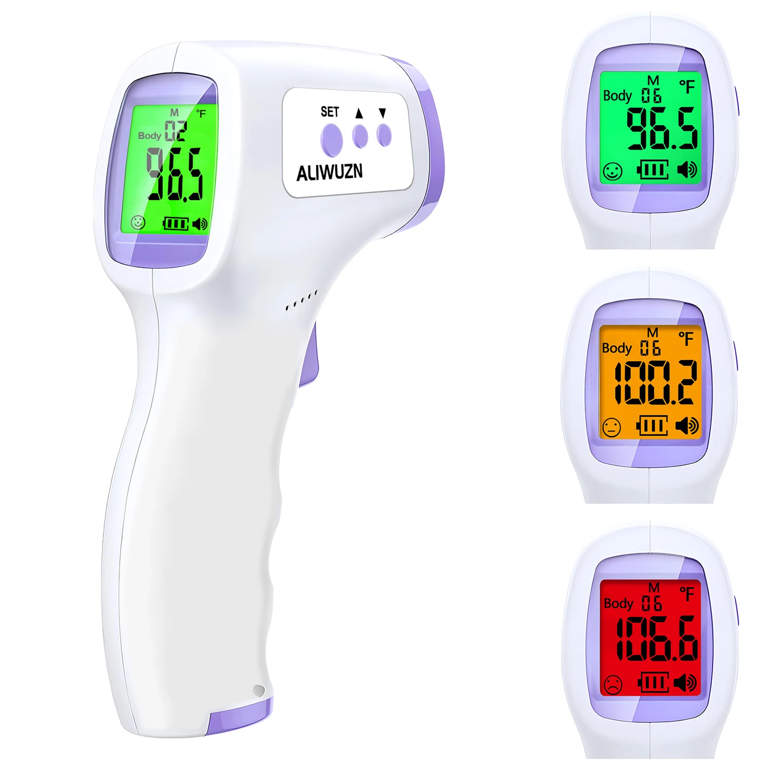 Digital Infrared Thermometer Forehead Ear Non-Contact Thermometer Medical Termometro Body Fever Baby/Adult Temperature