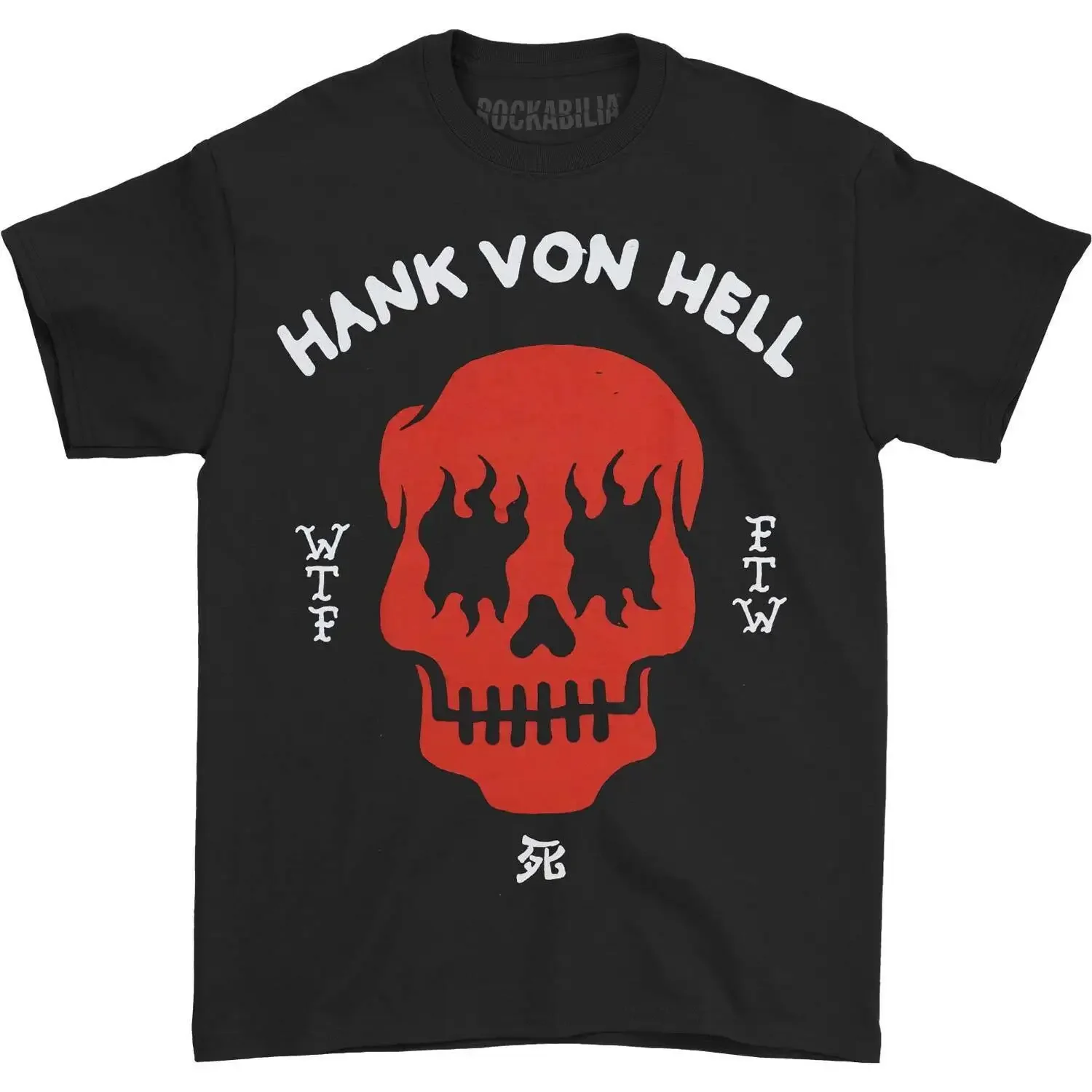 Men'S Hank Von Hell Dead T Shirt Medium Black