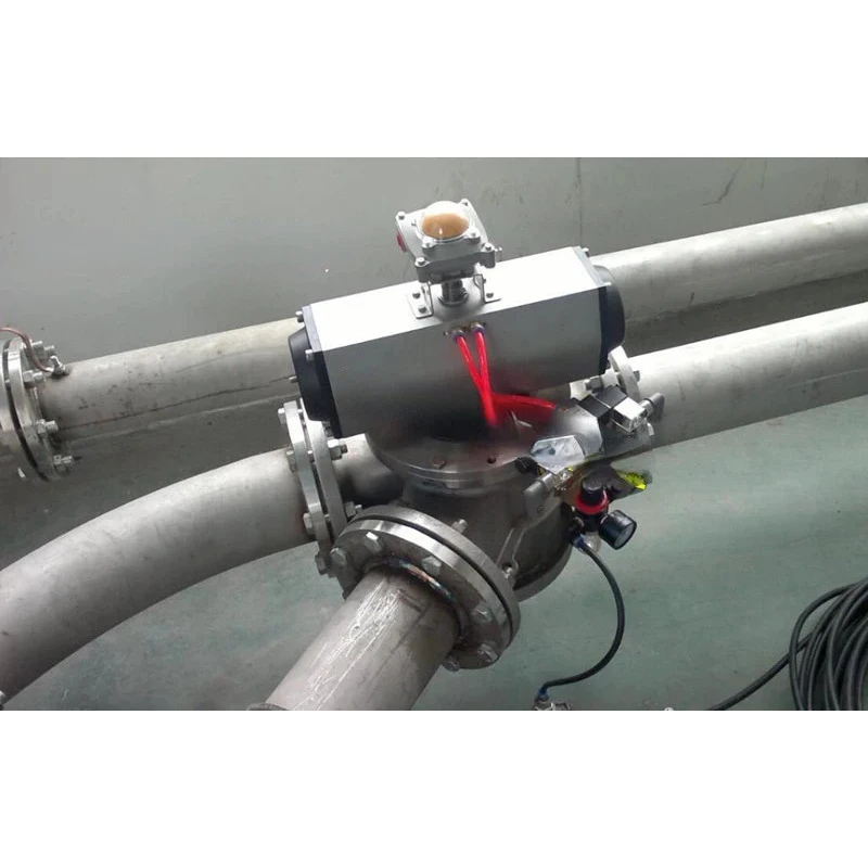 Multifunctional Powder Conveying Reversing Pipe Flange Over Tee Shunt For Pneumatic System