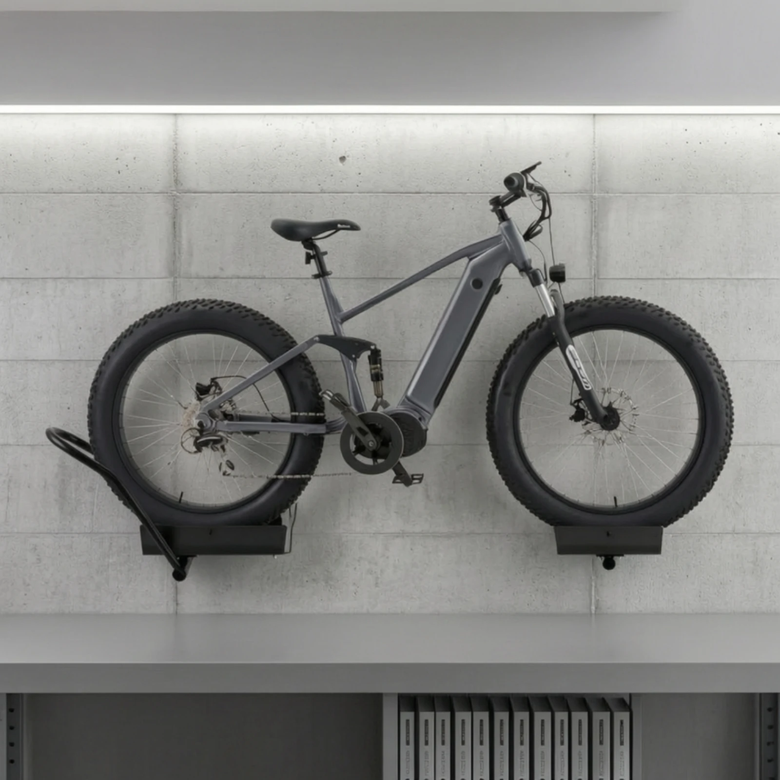 Cycle Wall Mount Rack Adjustable-Width Bike Display Rack Cycle Wall Mount Space-Saving Bike Storage Hanger Heavy-Duty