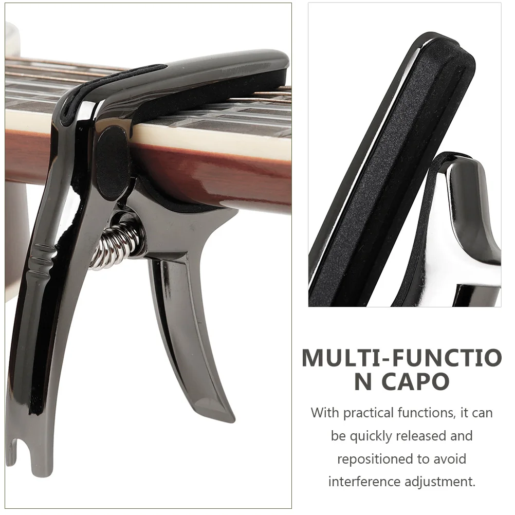 

Capo Practical Sandhi Clip Multifunction Guitar Accessory Clamp Part Metal Steel Simple