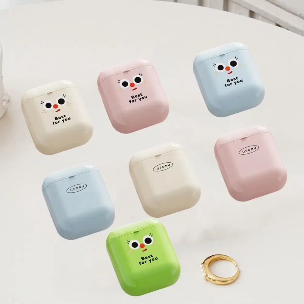 

2Pcs Multifunctional Plastic Dopamine Storage Box Small Large Capacity Data Cable Organizer Lightweight Cute Pill Box Students