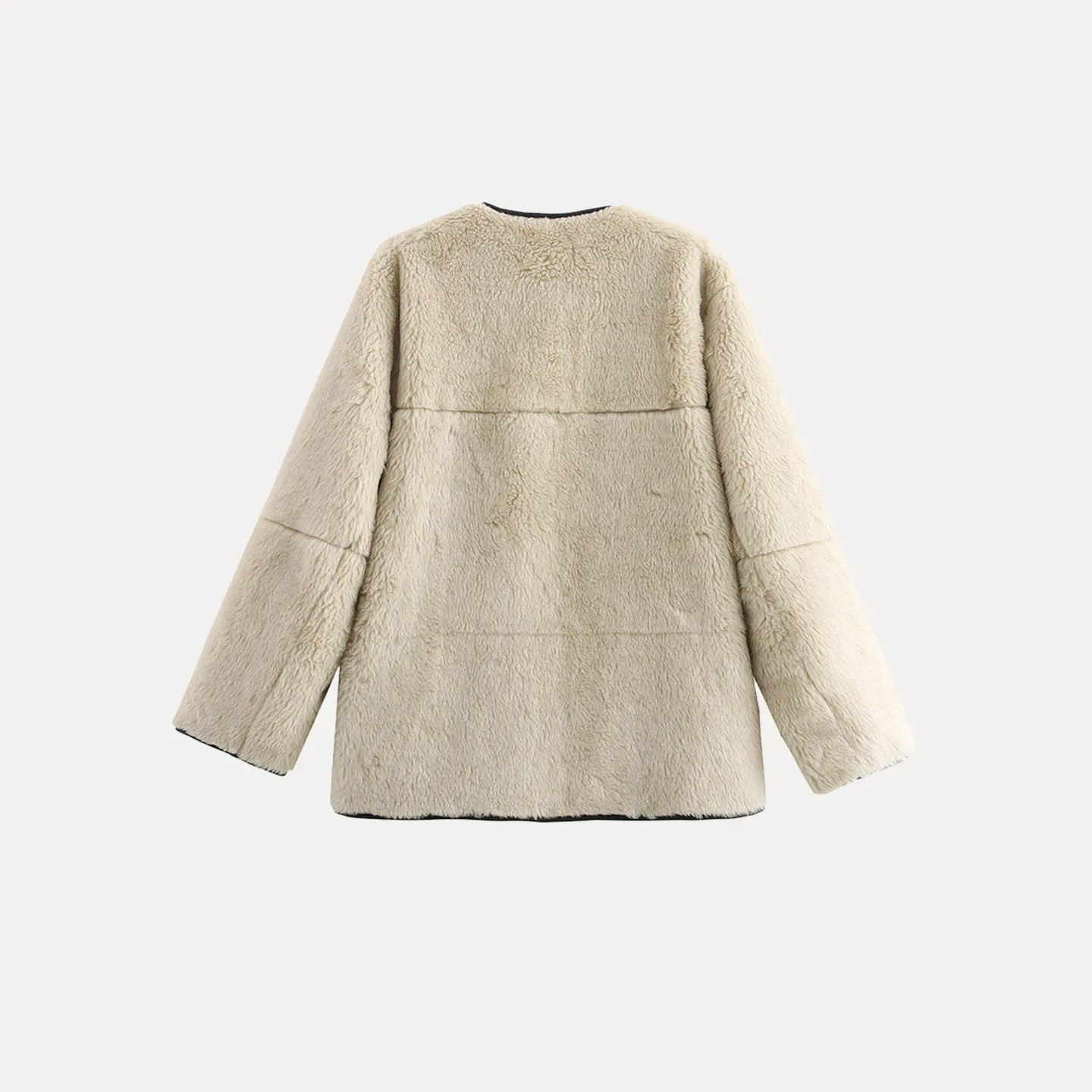 معطف نسائي من Faionable مناسب تمامًا مع سترة من الجلد والفرو المتكامل لخريف 2025 وصل حديثًا بحامل Z مناسب