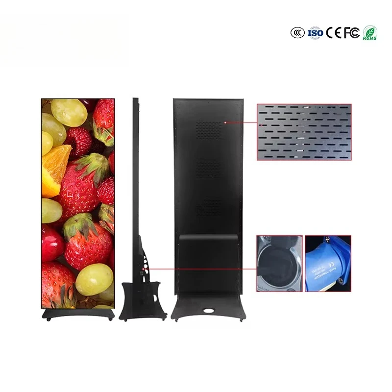 Store floor removable advertising poster display high definition full color