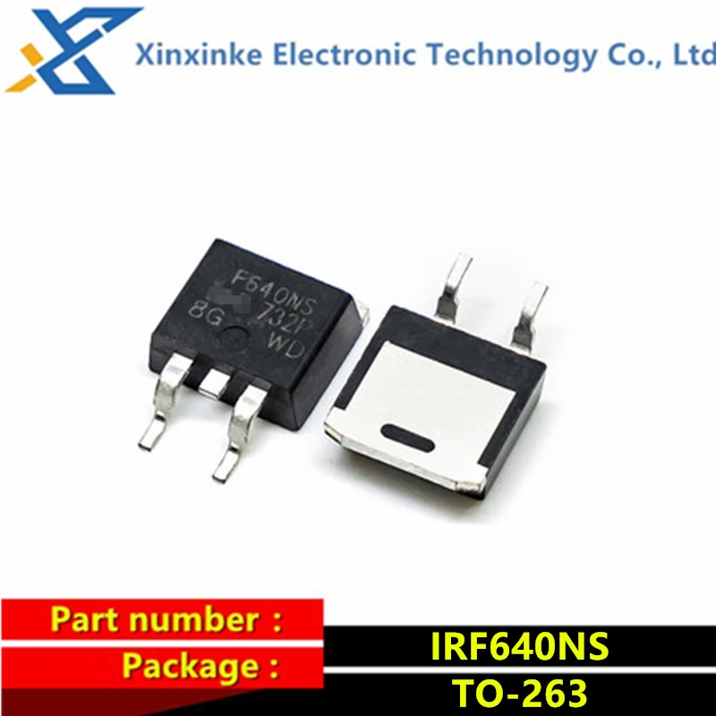 5PCS IRF640NS TO-263 IRF640NSPBF IRF640 Channel Enhanced Field Effect MOSFET
