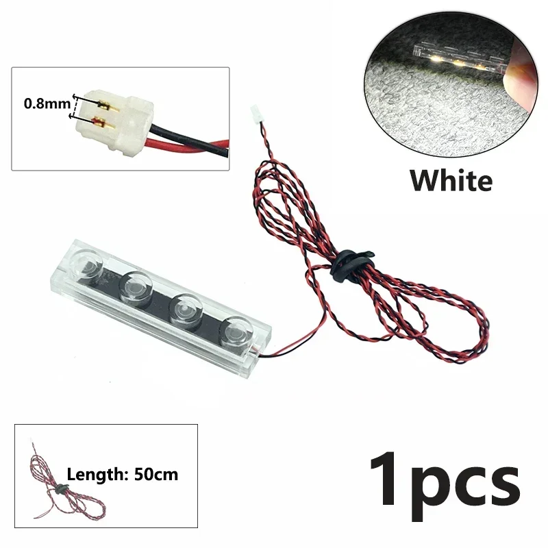 MOC 0,8 mm Pin-LED-Baustein 1x2 1x4 Blinkende Lampe Straßenbeleuchtung Lichtschwert Scheinwerfer Kerzenlampe dünne Bodenlampe Bausteine – Detail 21