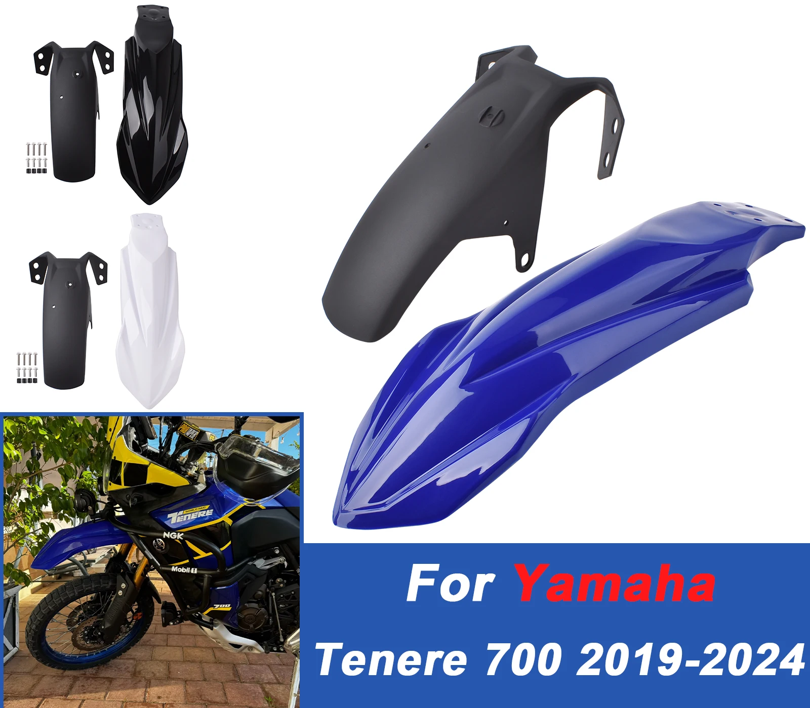 

Для Yamaha Tenere700 (включая XT700Z/Tenere 700) 2019-2024 годы — брызговик переднего крыла мотоцикла/защита от брызг