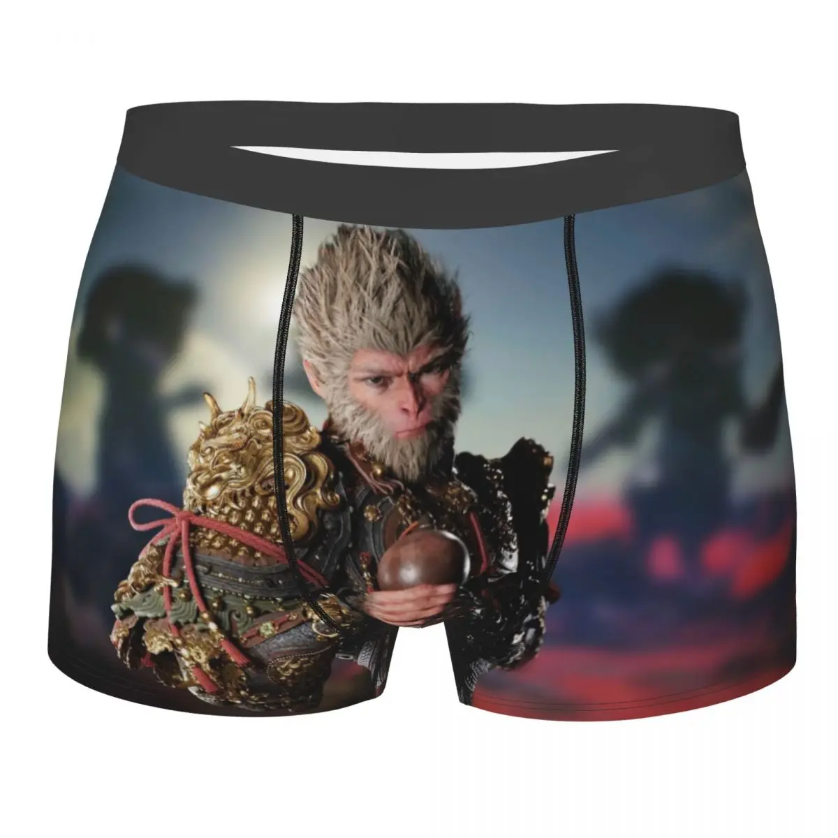 Custom Monkey King Wukong Myth And Folklore Boxer Shorts For 3D Print Video Game Lover Gaming Underwear Panties Briefs Stretch