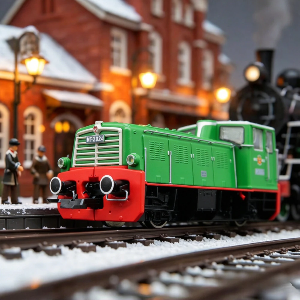 Roco HO Scale Model Train 72003 RZD MG2 Diesel Shunter DCC Digital with Sound & Digital Uncoupling Function Adult Hobby Model